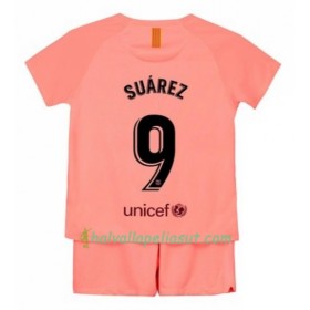 Jalkapallo Pelipaidat FC Barcelona Suarez 9 Lasten 3 Paita 2018-2019 Lyhythihainen